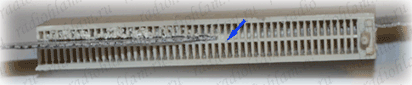 фото, иллюстрирующее как пилить PCI-разъём